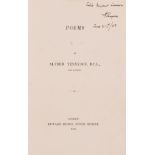 Cameron (Julia Margaret).- Tennyson (Alfred, first Baron Tennyson) Poems, signed presentation copy …