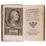 Hume (David) Pensées philosophiques, morales, critiques, littéraires et politiques, London & …