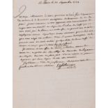 Coffee.- de Silhouette (Arnaud) 2 Autograph Letters signed "Desilhouette", 1730 & 1734, "I approve …