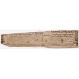 Medieval.- Fragment of a work on religious commentary, with glosses, manuscript in Latin, on …