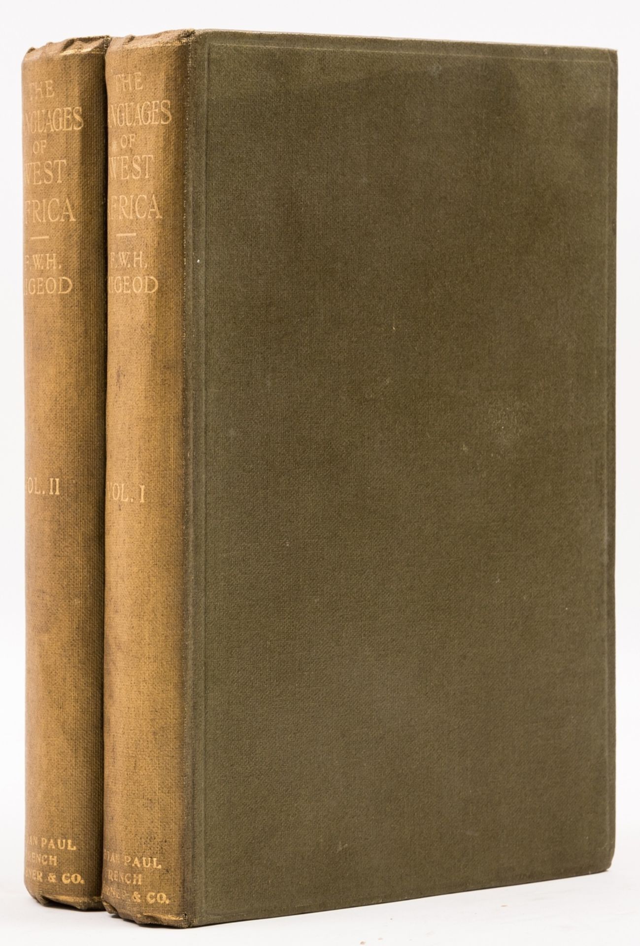 Africa.- Migeod (Frederick William Hugh) The Languages of West Africa, 2 vol., first edition, 1911.