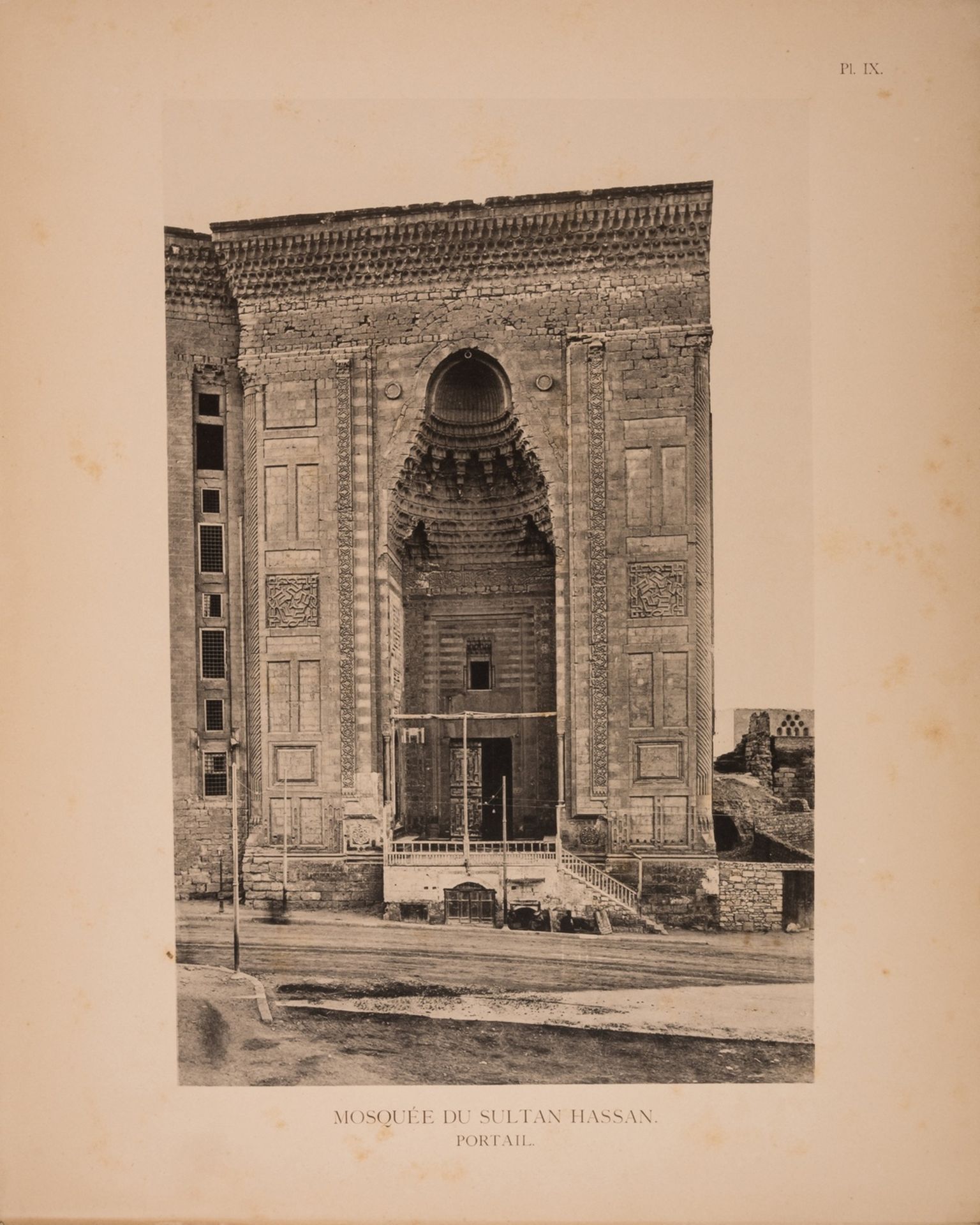 Egypt.- Bey (Max Herz) La Mosquée du Sultan Hassan au Caire, Cairo, 1899.