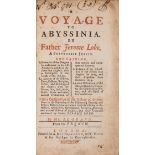 Africa.- Ethiopia.- Lobo (Jerome) A Voyage to Abyssinia, first English edition, 1735.