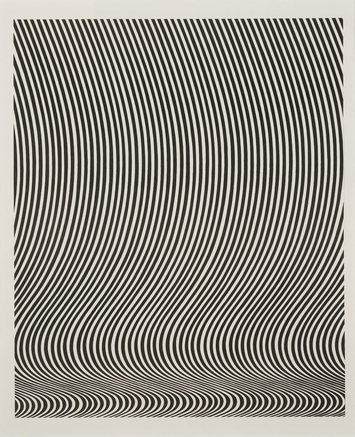 Bridget Riley (b.1931) (after) Untitled (Cover for Art International)