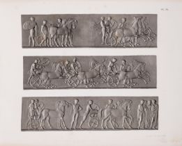 Delaroche (Paul) Bas-Reliefs du Parthénon et du Temple de Phigalie, Paris, 1838 & others (3)