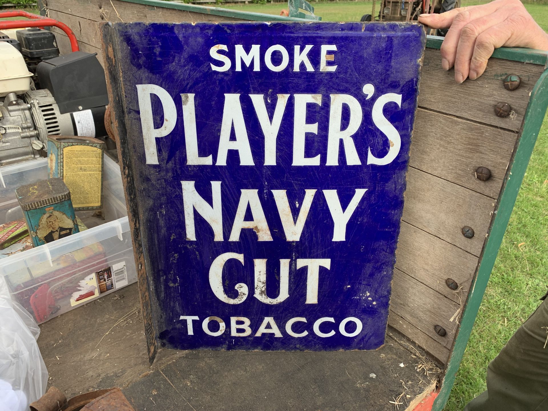 Player's Navy Cut double sided sign - Image 2 of 2