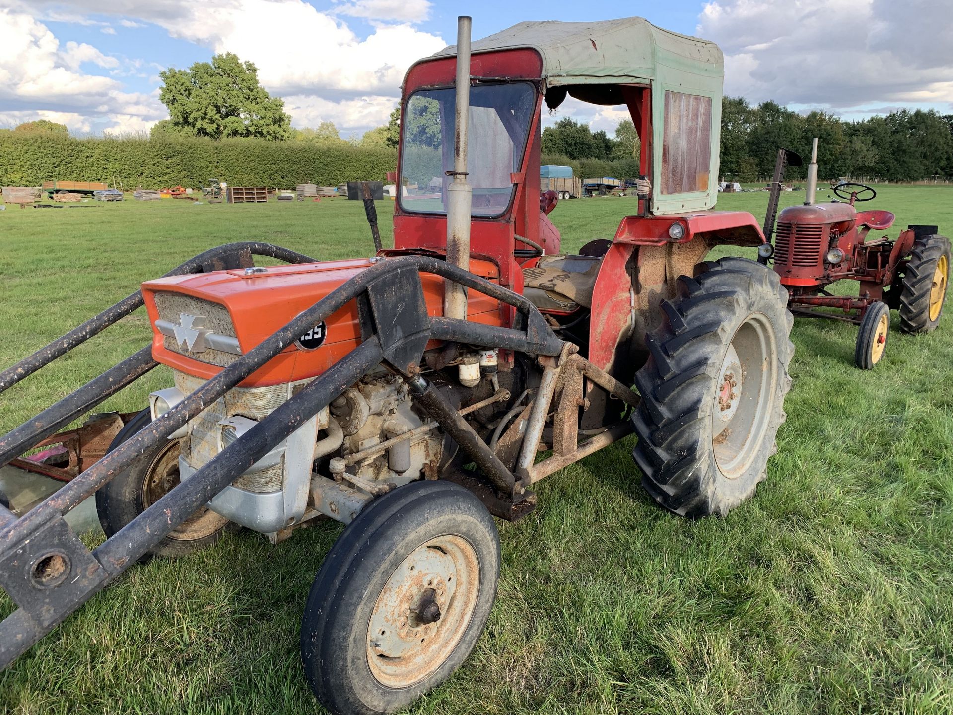 Massey Ferguson 135 tractor with loader & cab, TPY 301H, 5172hrs indicated, 1 owner from new, comes - Image 8 of 8