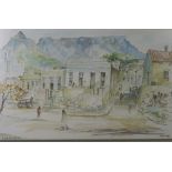 Tony Grogan (South African School) 'Clarke Street, Cape Town', watercolour, signed and dated '90,