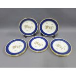 Set of ten Crown Ducal dragon plates, printed factory marks and numbered 2359 (10)