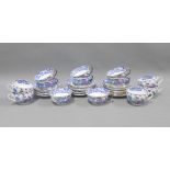 Masons Ironstone blue and white part teaset (a lot)