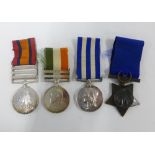 Durham Light Infantry medals to include Queen Victoria Egypt medal, awarded to 878 PTE. C