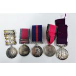Durham Light Infantry, 68th Light Foot medals to include New Zealand medal 1864 - 1866 awarded to