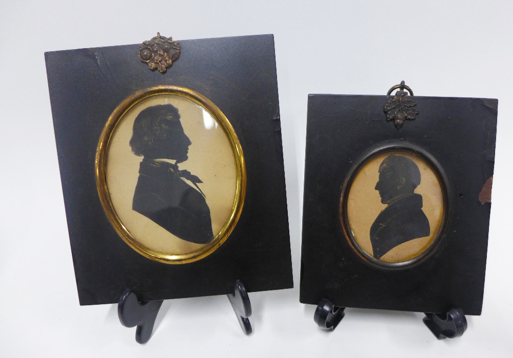 James C Parsons - two 19th century silhouettes, a print of The Rev John Dickie, Minister of Langholm - Image 2 of 5