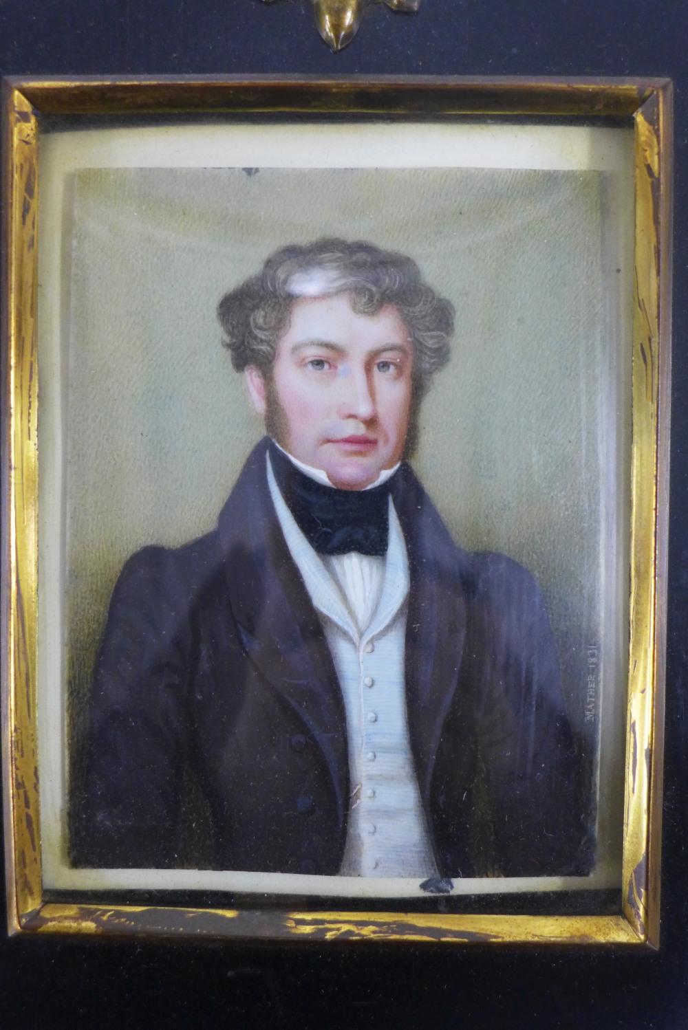 Four 19th century portrait miniatures, painted on ivory, to include Alexander Cunningham by - Image 2 of 5