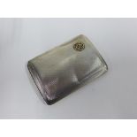 Asprey of London silver cigarette case, London 1910, 9 x 6.5cm