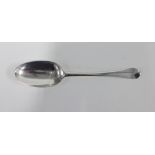 George II silver Hanoverian table spoon, Andrew Archer, London 1723, 19.5cm