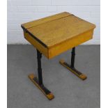 Vintage school desk 46 x 57 x 38cm