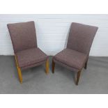 Two vintage Parker Knoll 747 chairs, 45 x 78cm. (2)