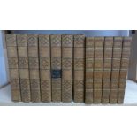 Leather bound books to include Geographical Dictionary ad Murphy's Tacitus (15)