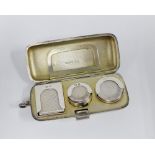 Edwardian silver Sovereign and stamp case, Birmingham 1905, 8cm