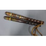 George V Special Constable police truncheon for Edinburgh, decorated with GR and Crown together with
