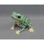 Italian pottery frog, approx 30cm