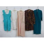 Five vintage dresses to include Basile, etc size 8 - 12 (5)