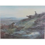 Archibald Thorburn limited edition colour print, framed under glass, No. 138/500, 65 x 55cm