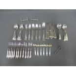 Collection of Epns Queens pattern flatware, etc (a lot)