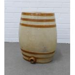 Doulton & Watts stoneware spirit barrel 35 x 52 x 25cm