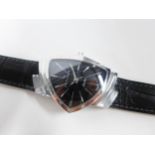 Hamilton wrist watch, case numbered H244510, on a black crocodile leather strap