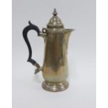 George V silver coffee pot, London 1929, 24cm