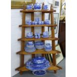 Collection of Spode blue and white Italian patterned table wares, (a lot)