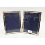 Two silver mounted photograph frames, Mappin & Webb, Sheffield 1998, 21 x 15.5cm (2)