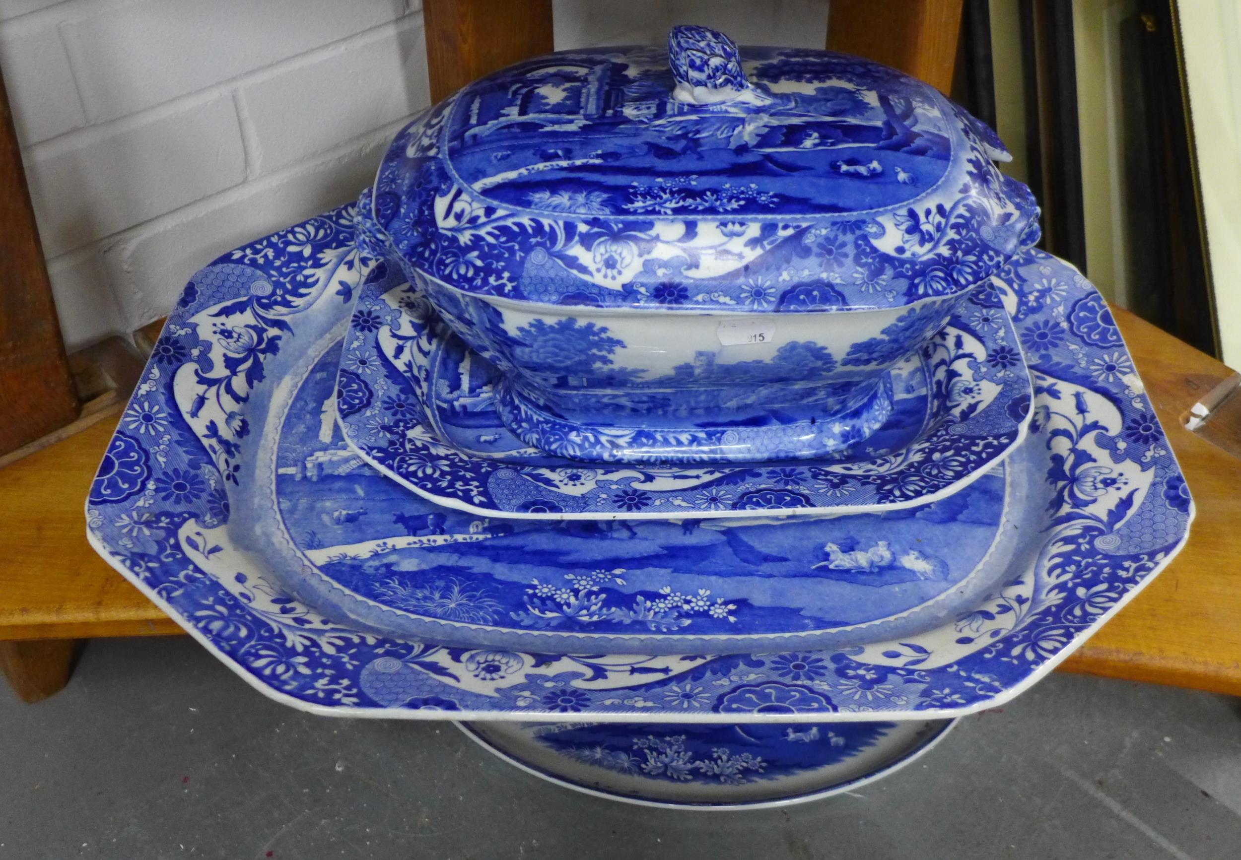 Collection of Spode blue and white Italian patterned table wares, (a lot) - Image 6 of 6