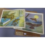 Folio of Enid Blyton Nature Plate prints by Eileen Soper, (a/f)