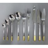 Villeroy & Boch 'Ella' pattern stainless steel canteen of cutlery with 124 items, boxed in unused