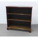 Modern open bookcase with adjustable shelves, 91 x 92 x 30cm