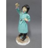 Royal Worcester fine bone china figure 'February', modelled by FG Doughty, 16cm