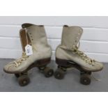 Pair of early 20th century roller skates