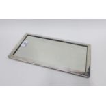 George V silver mounted mirror, Chester 1915, 33 x 18cm