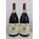 Two magnums of Chateauneuf du pape, Clos des Papes 1990 (2)