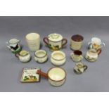 Collection of Torquay pottery together with a Griselda Hill tyg, etc (some a/f) (a lot)