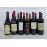 A collection of Italian wines, including Capparello Isole e Olena 1998, Masi Costasera Amarone