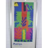 Matisse National Gallery of Art - Washington, colour exhibition poster, framed under glass, size