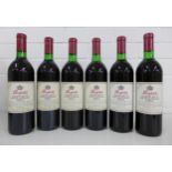 Six bottles of Penfolds Kalimna Bin 28 Shiraz, including two bottles of 1987, two of 1988, and two