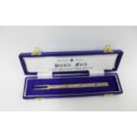 Mappin & Webb silver 'Manners' fork, Sheffield 1979, in fitted box