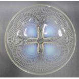 Lalique Coquilles opalescent glass bowl, R. Lalique France etched mark and No.3200, 24cm diameter