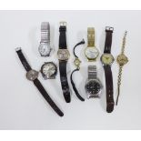 Collection of Lady's and Gents vintage wrist watches, to include Tissot, etc (a lot)
