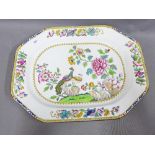 Late Copeland Spode ashet, 54 x 41cm